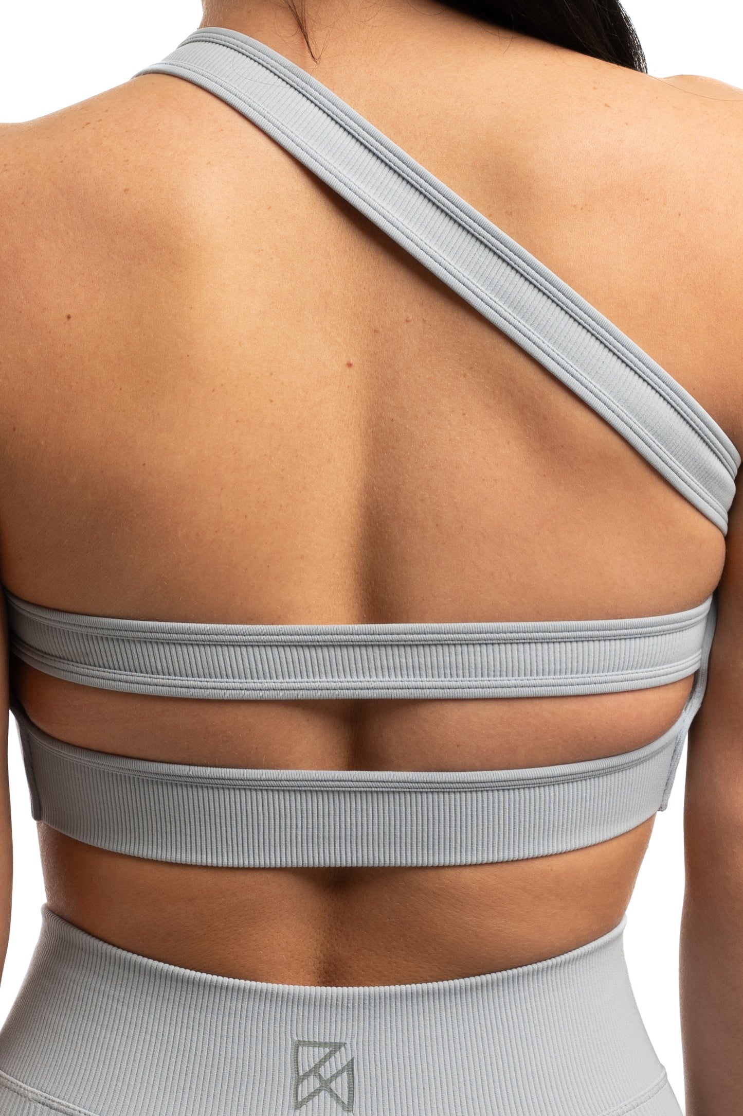 Sculpt Ribbed set One shoulder bra & Shorts