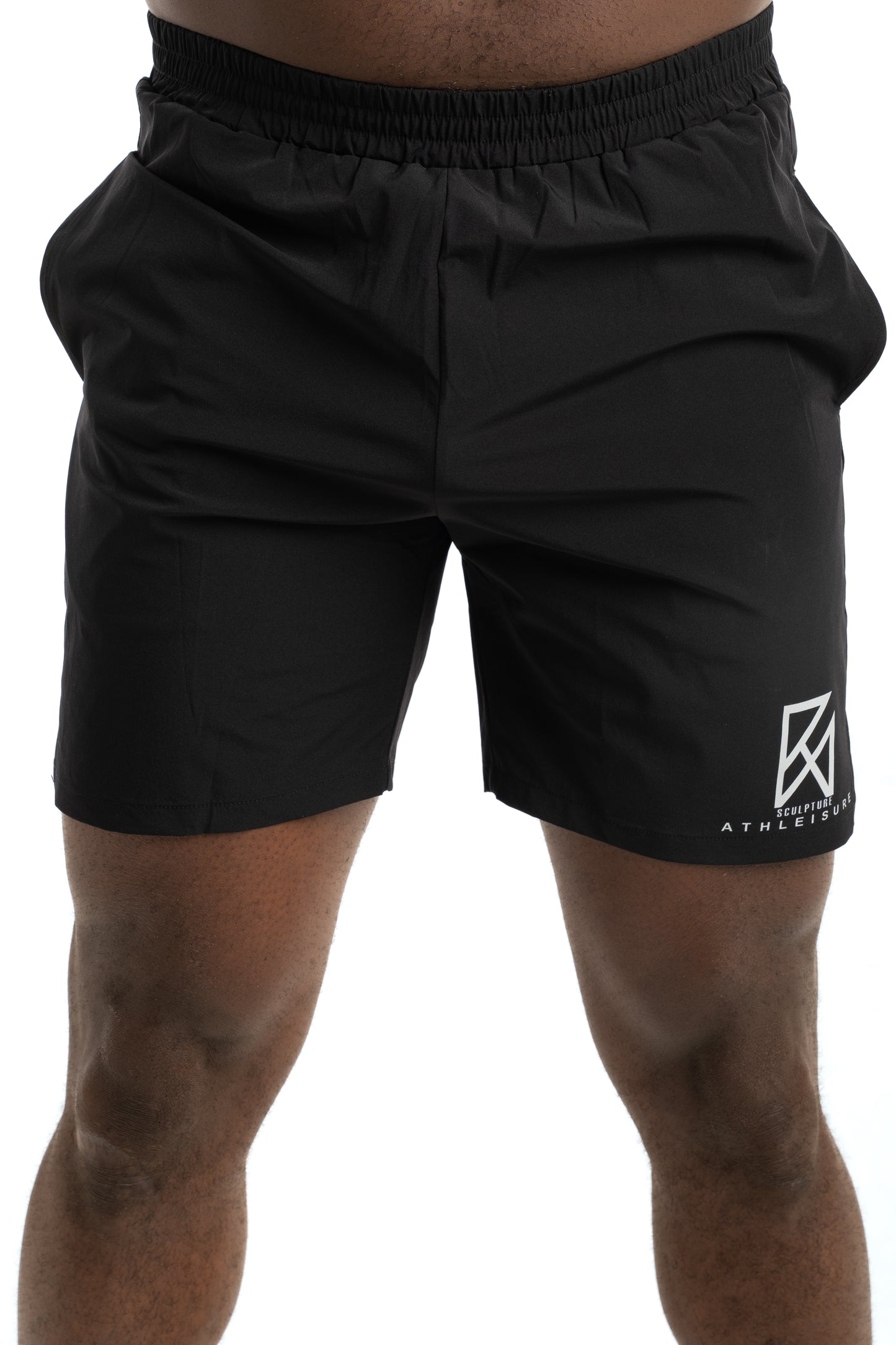Athleisure Gym shorts with Zip pockets