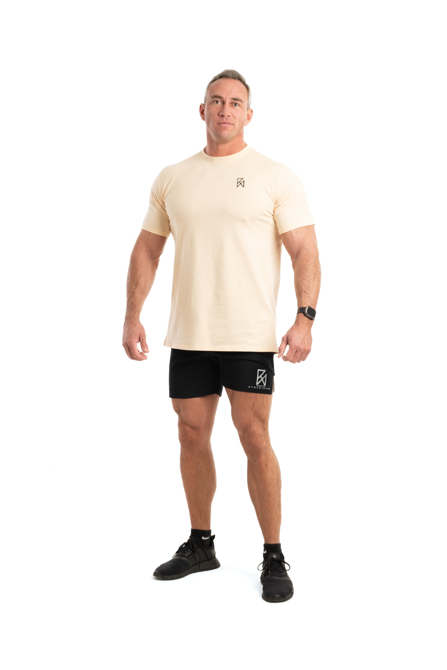 Athleisure Gym shorts with Zip pockets