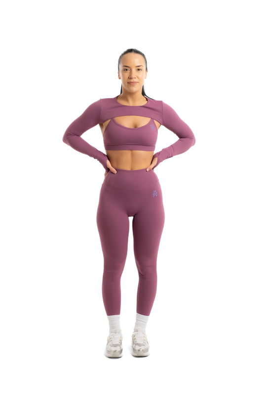 Athleisure soft-touch yoga set