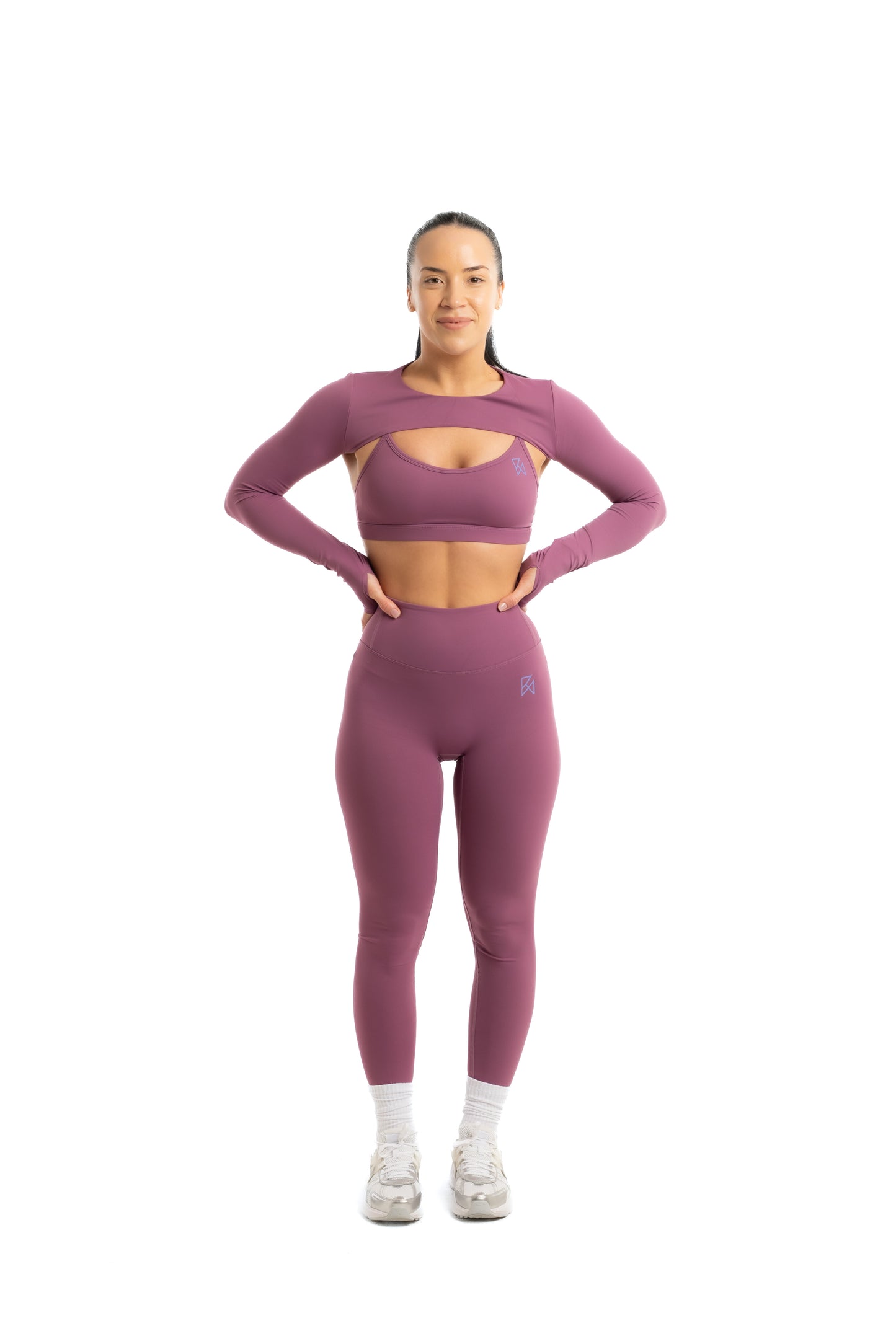 Athleisure soft-touch yoga set