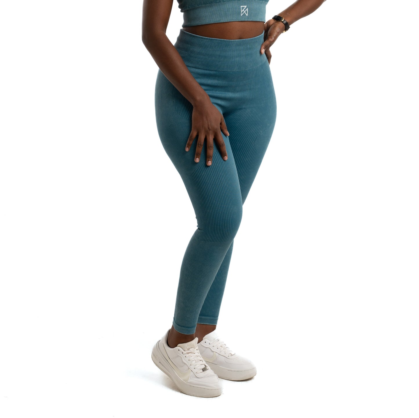 Sculpture Ribbed luxe leggings