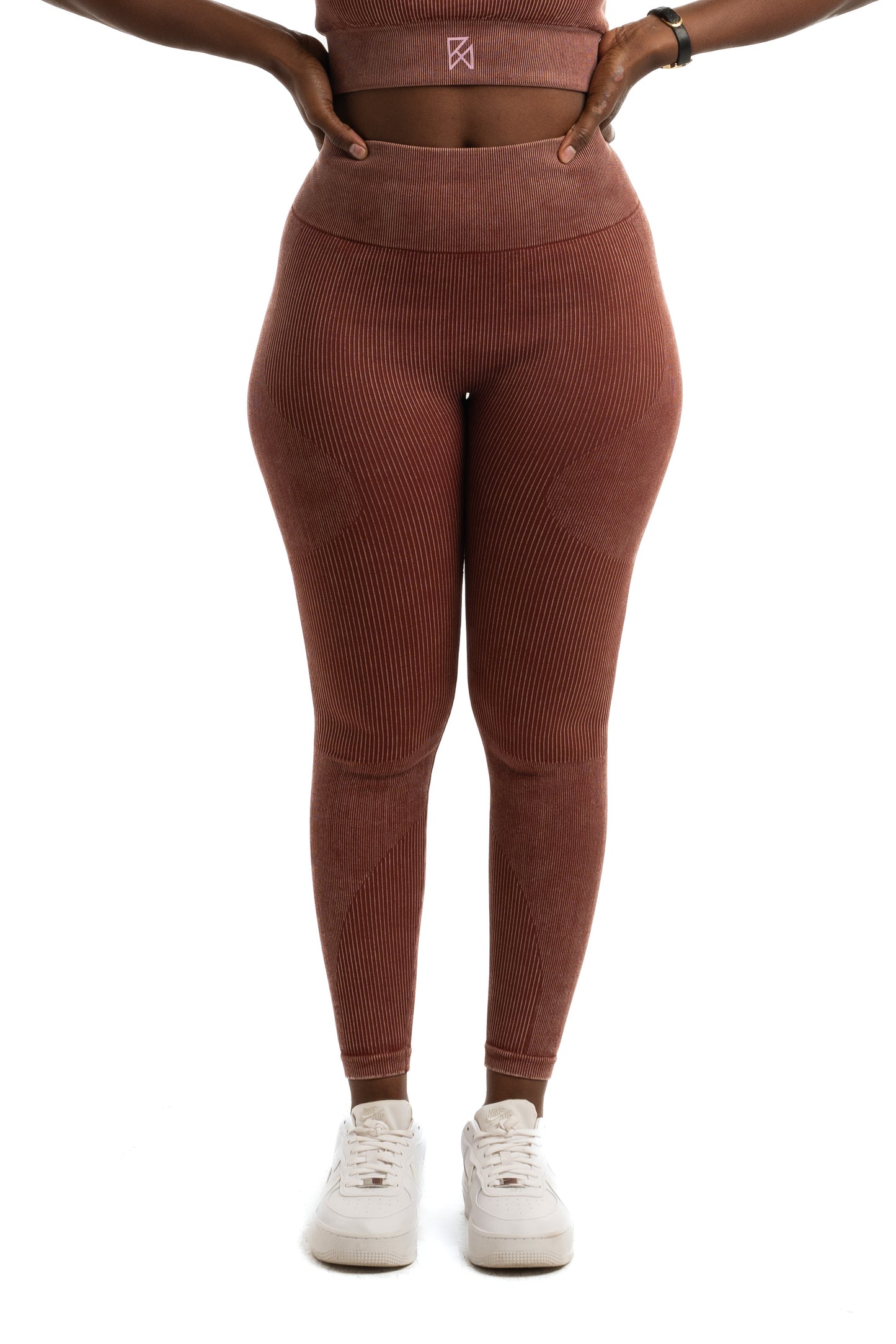 Sculpture Ribbed luxe leggings