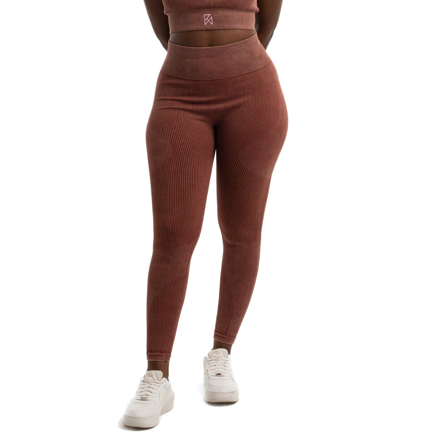 Sculpture Ribbed luxe leggings
