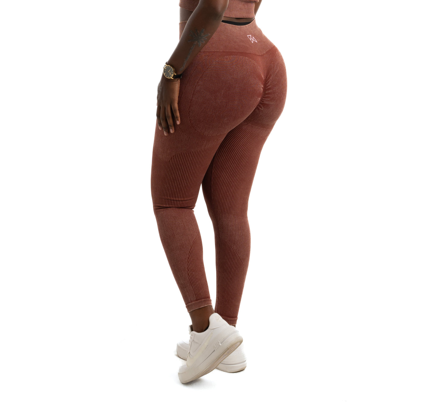 Sculpture Ribbed luxe leggings