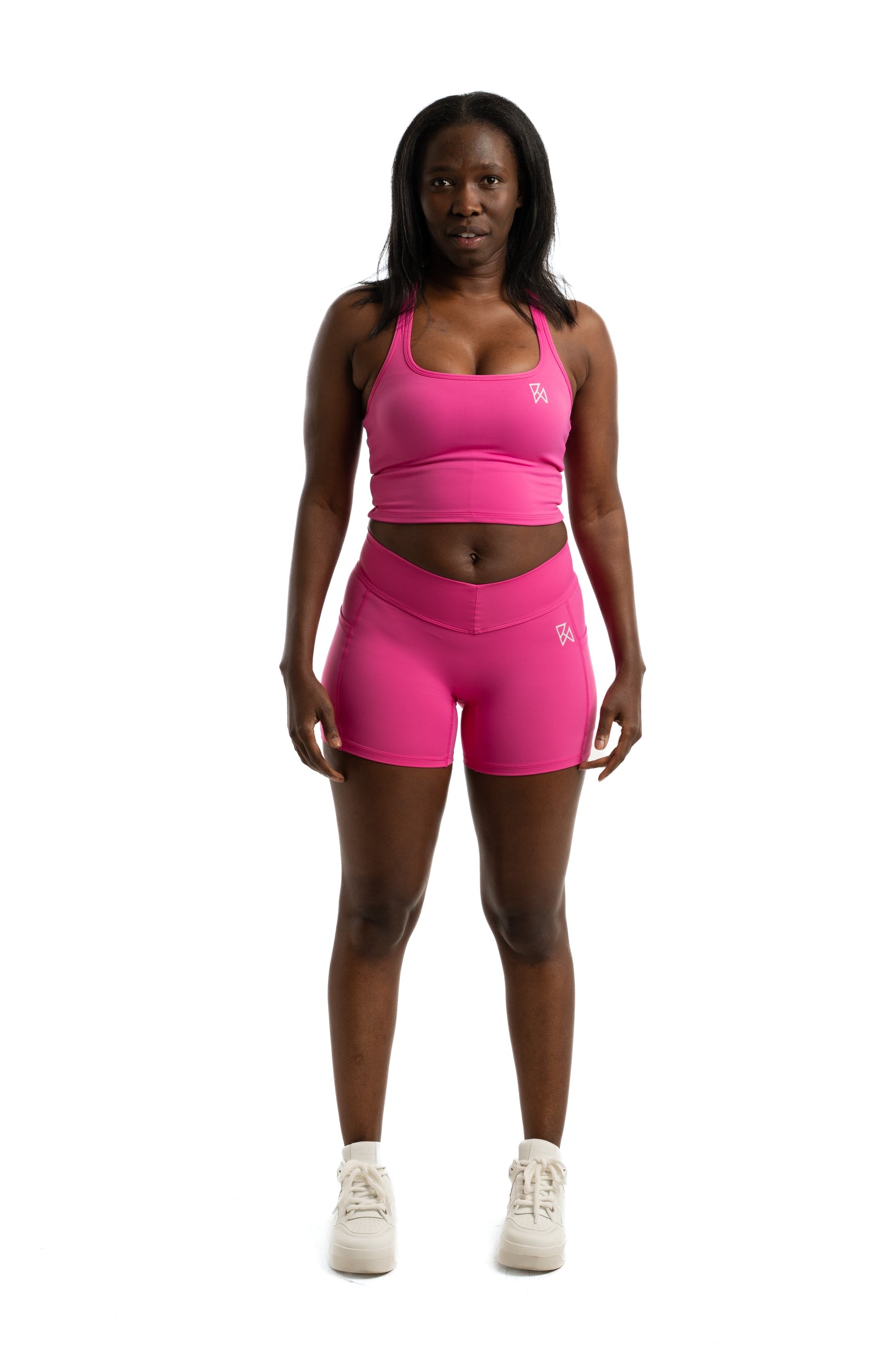 Sculpture set Sports crop and V-shape shorts