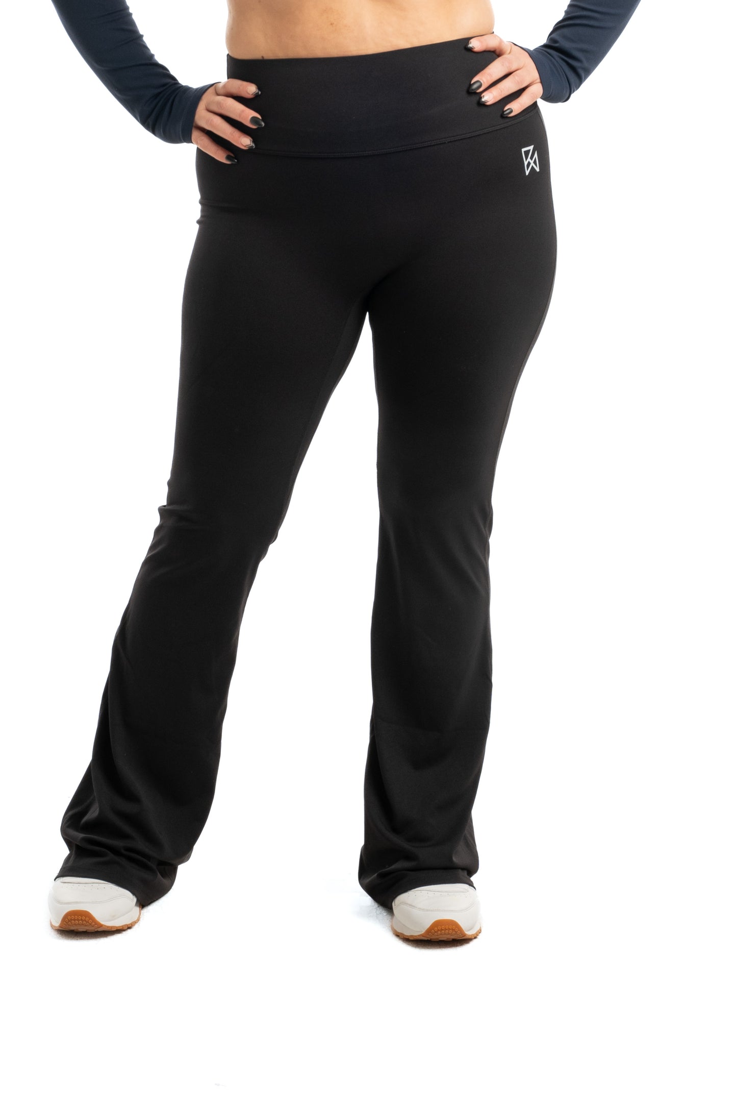 Athleisure high-waisted Flare leggings