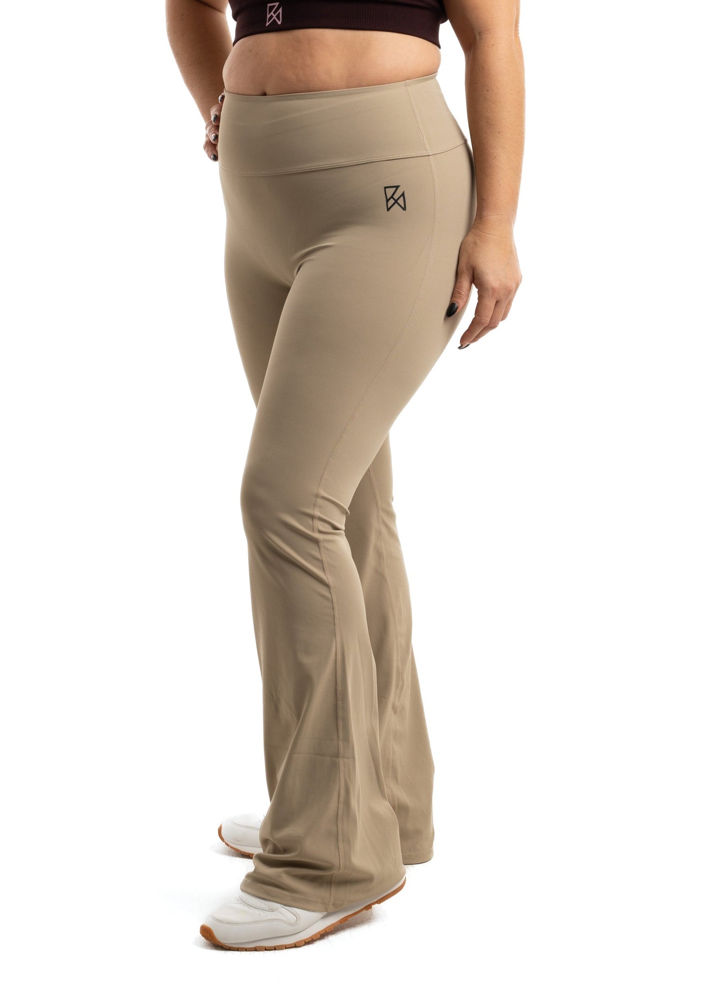 Athleisure high-waisted Flare leggings