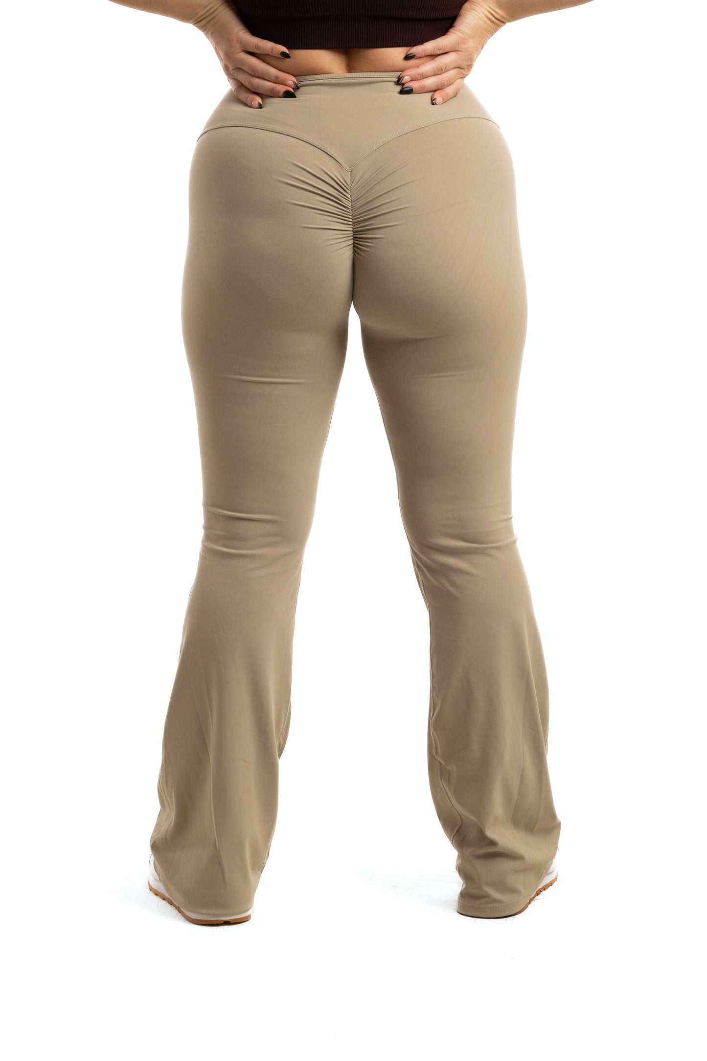 Athleisure high-waisted Flare leggings