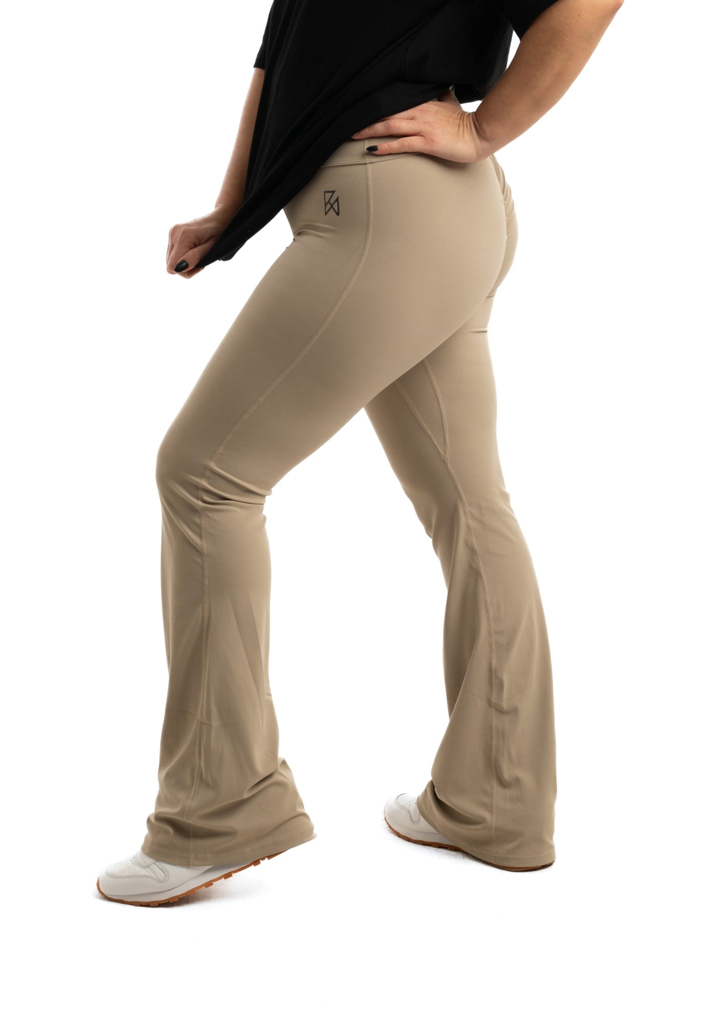 Athleisure high-waisted Flare leggings