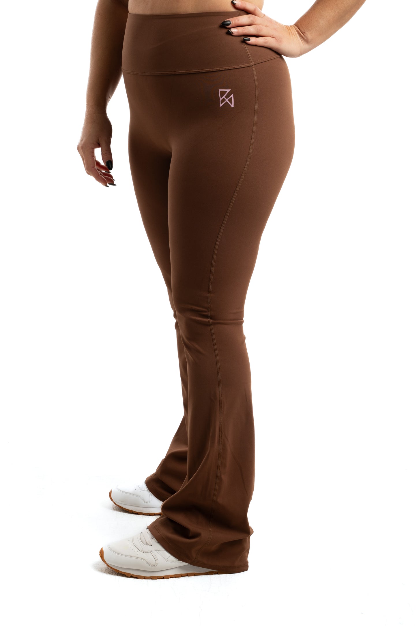 Athleisure high-waisted Flare leggings