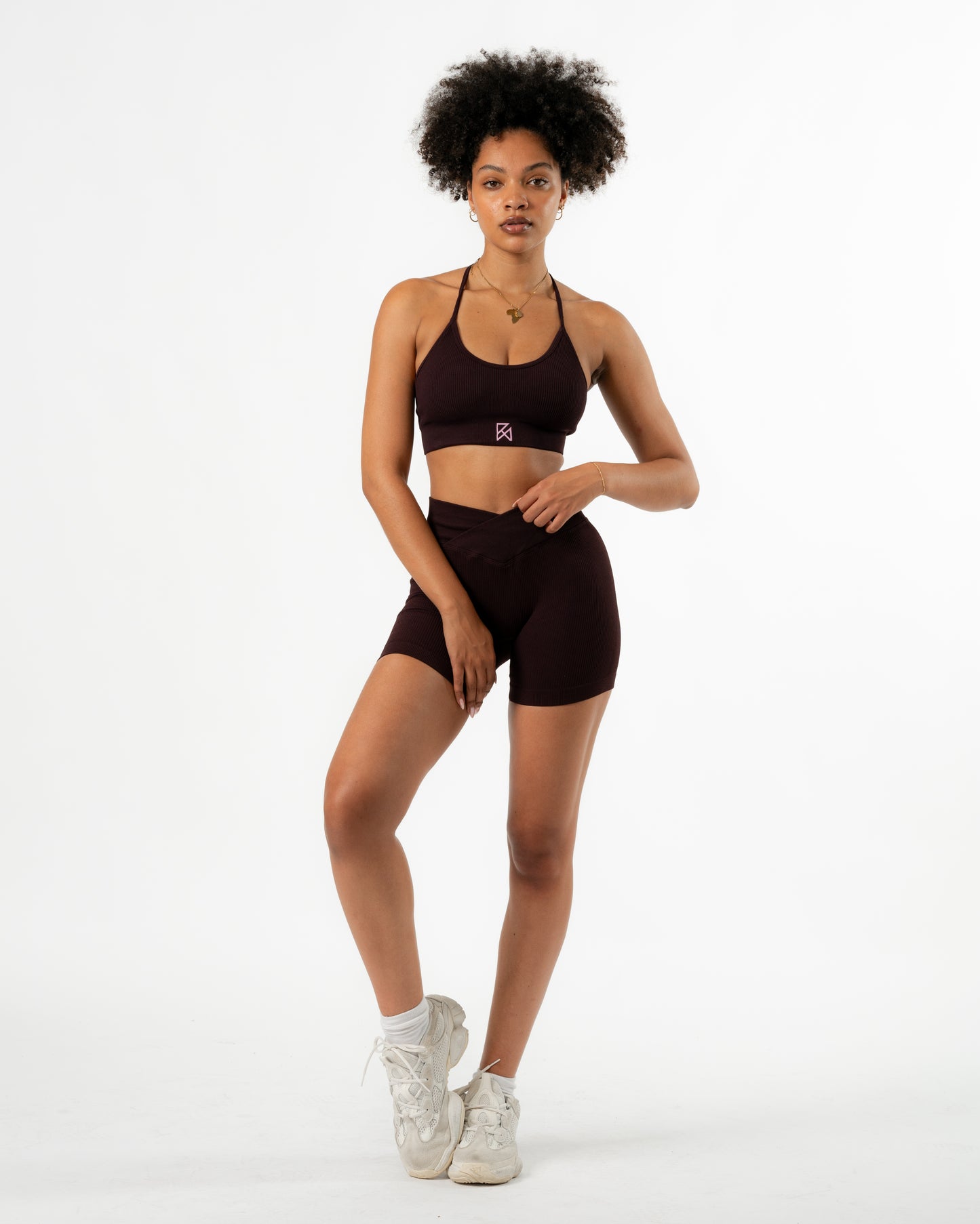 Sculpt Ribbed set I-Shape Bra & shorts