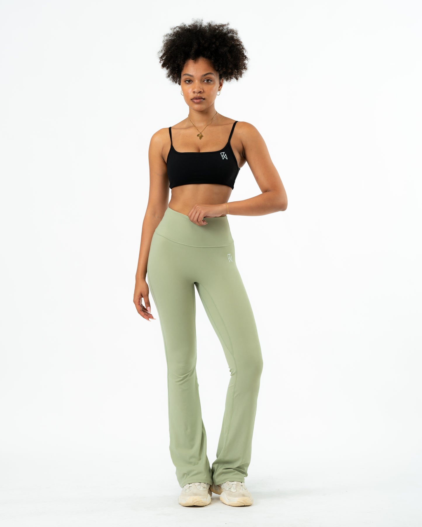 Athleisure high-waisted Flare leggings
