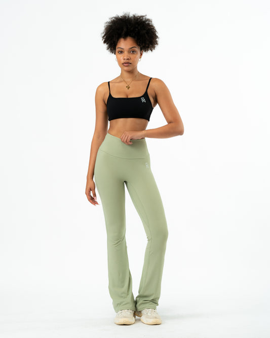 Athleisure high-waisted Flare leggings