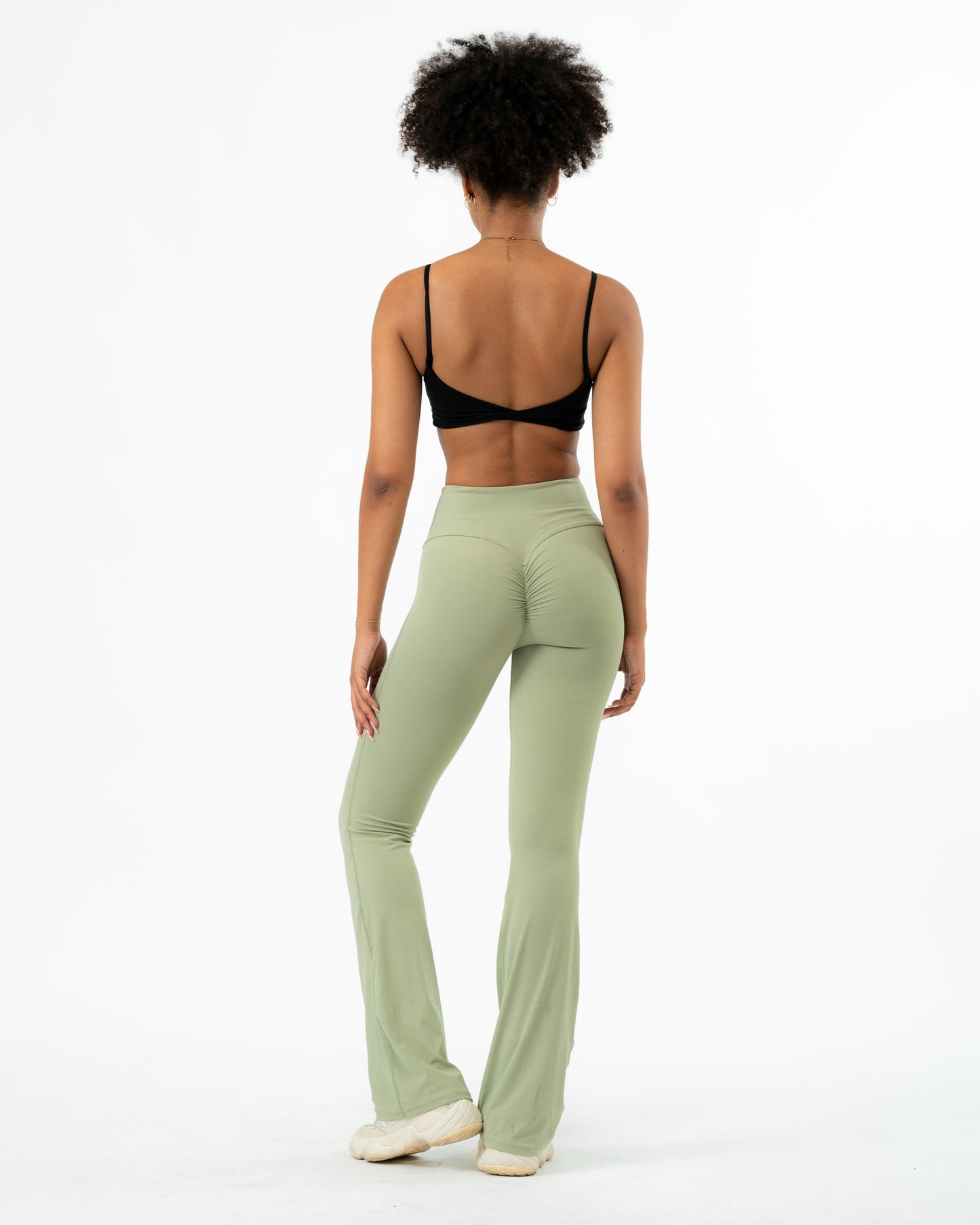 Athleisure high-waisted Flare leggings
