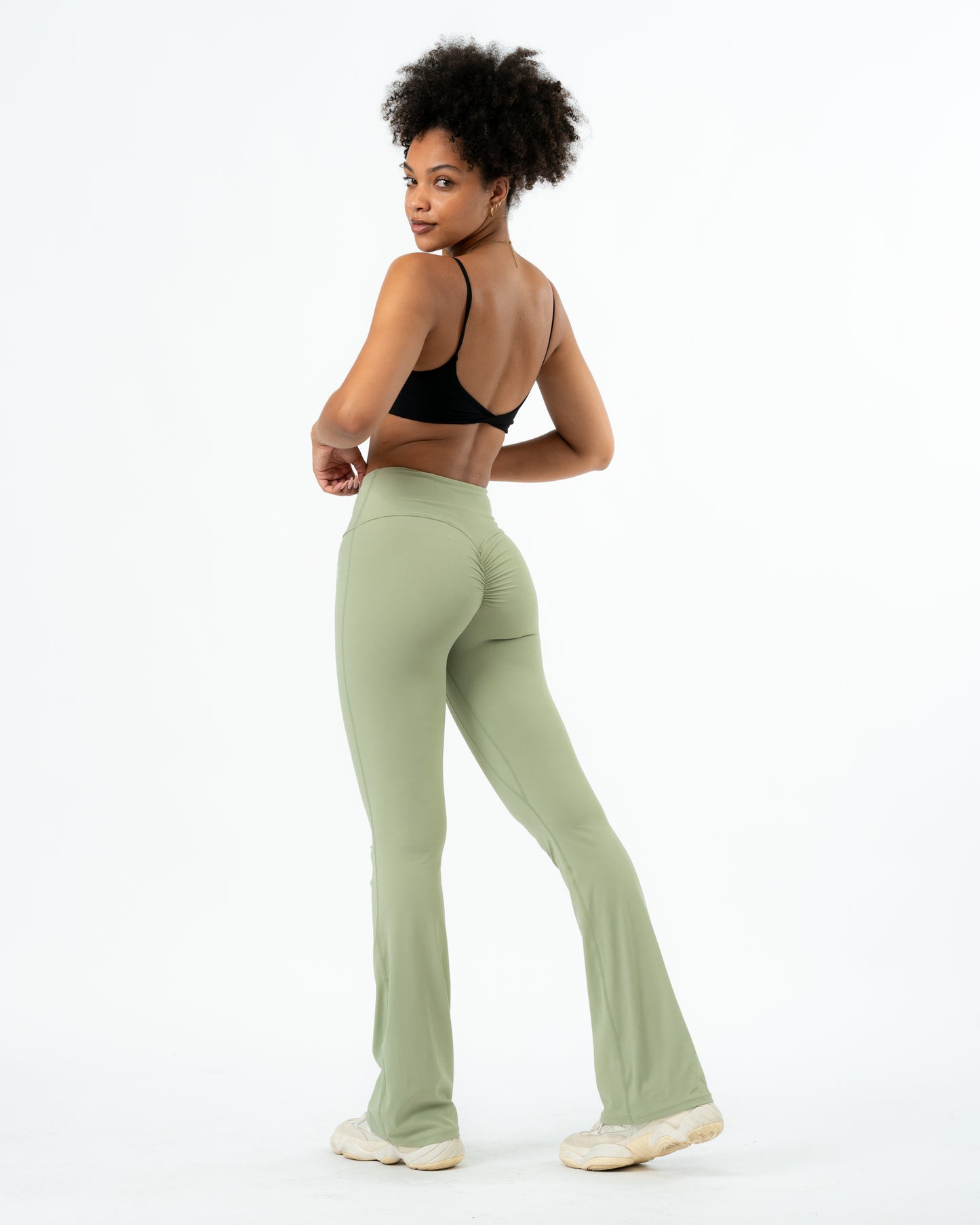 Athleisure high-waisted Flare leggings