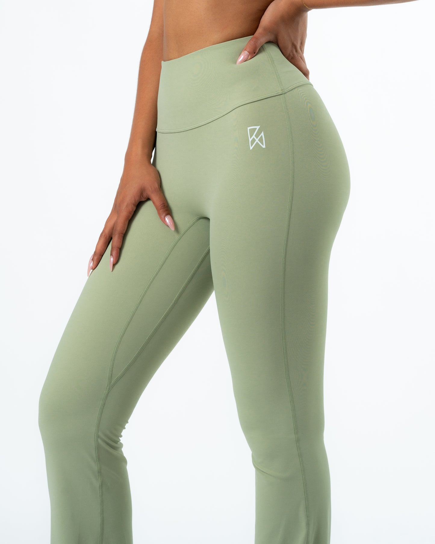 Athleisure high-waisted Flare leggings