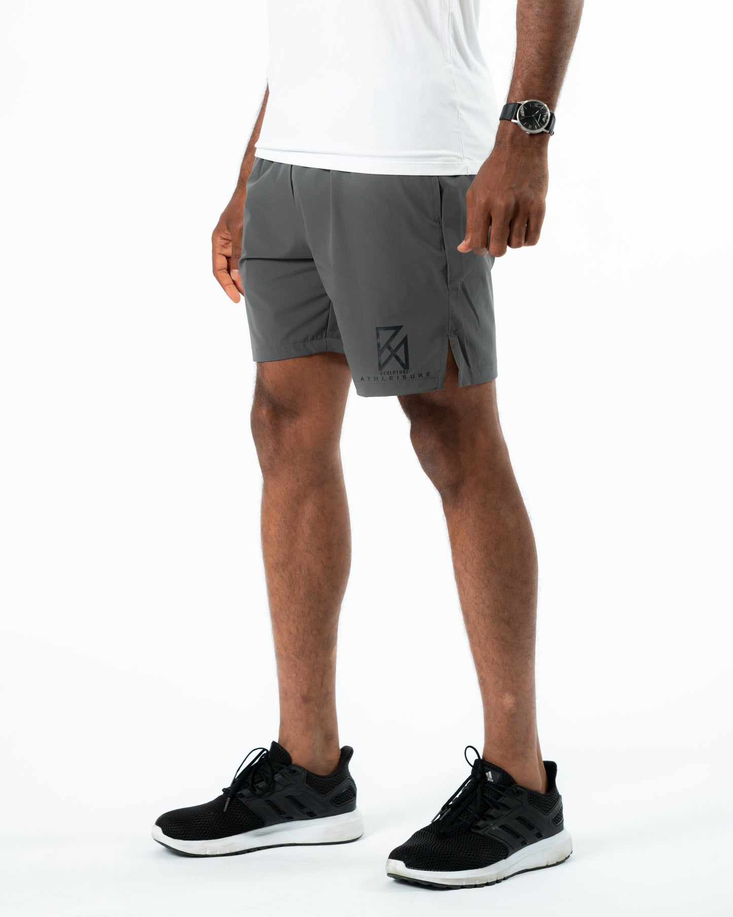 Athleisure Gym shorts with Zip pockets