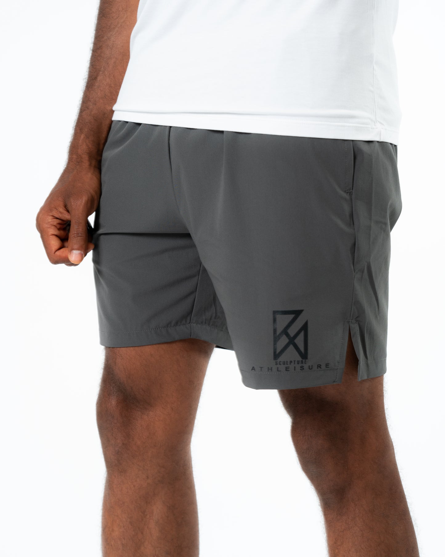 Athleisure Gym shorts with Zip pockets