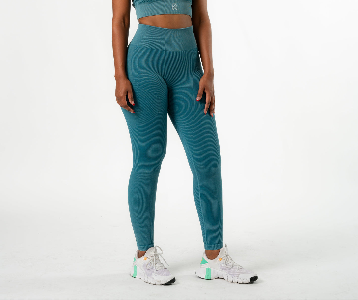 Sculpture Ribbed luxe leggings