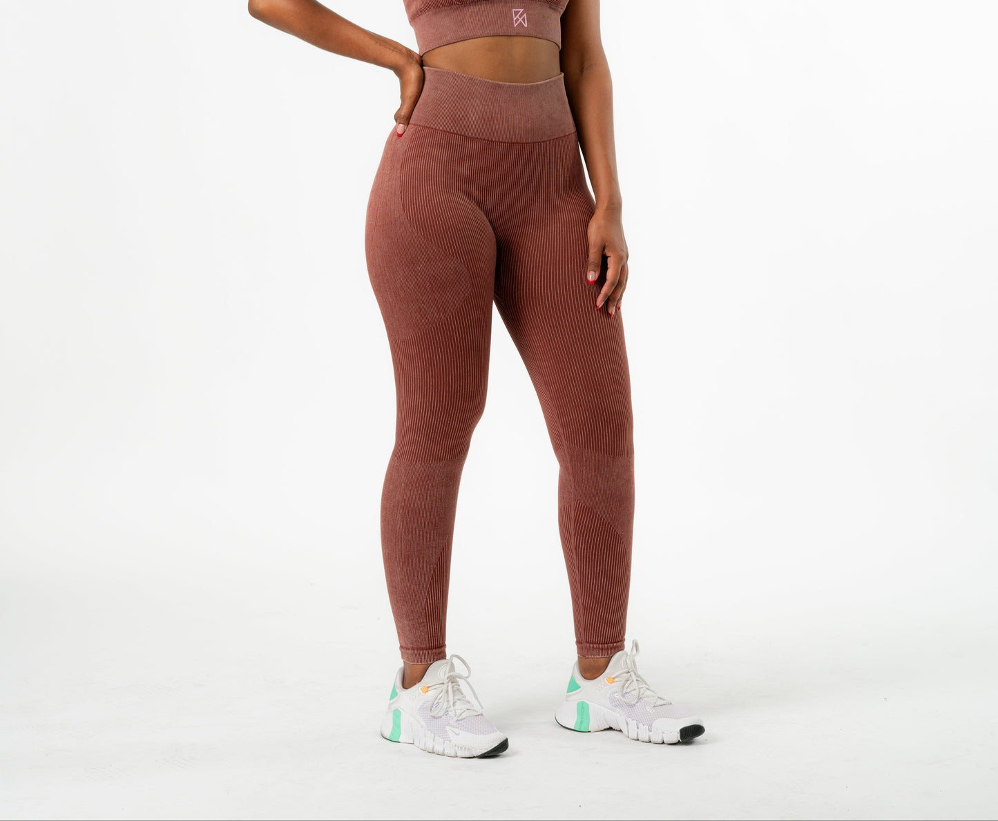 Sculpture Ribbed luxe leggings