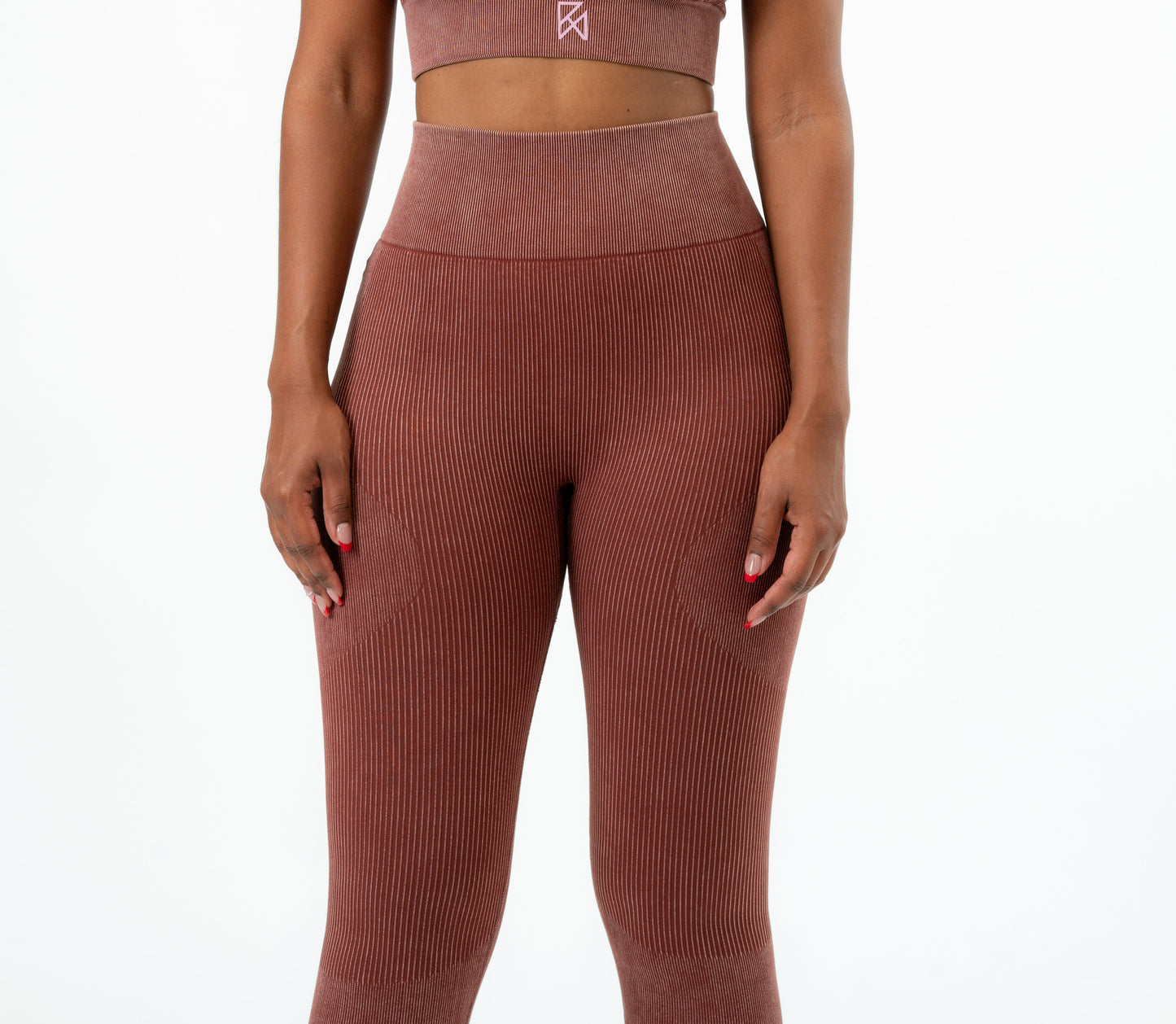 Sculpture Ribbed luxe leggings