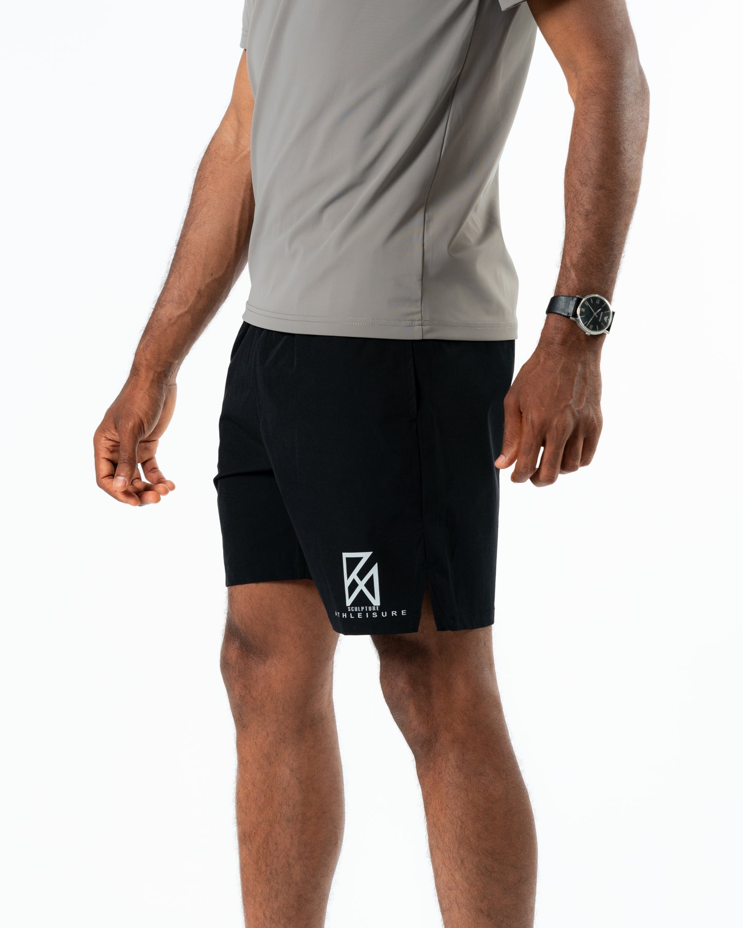 Athleisure Gym shorts with Zip pockets