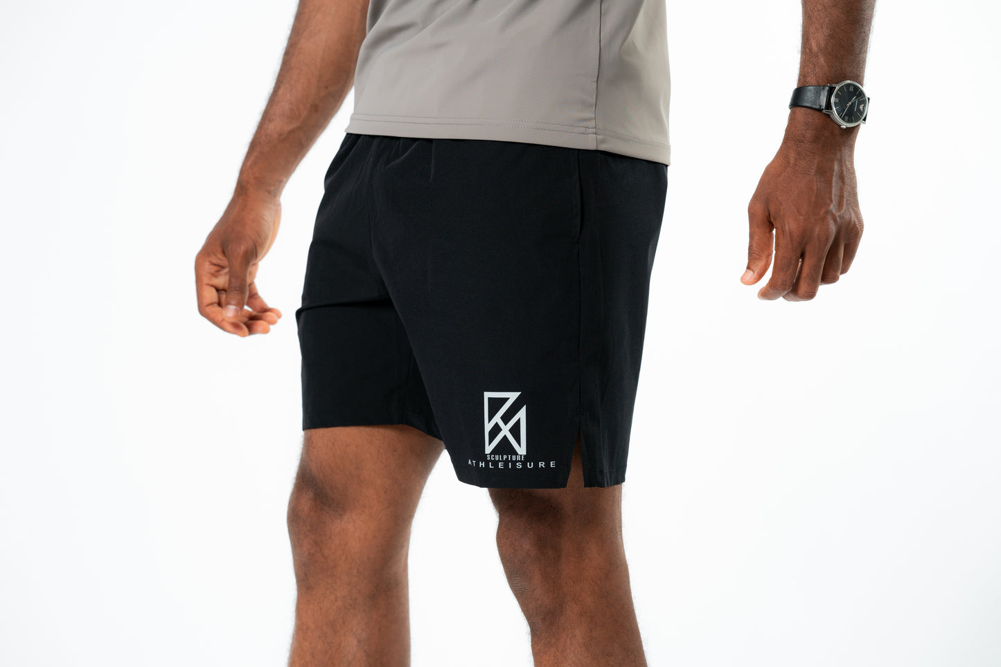 Athleisure Gym shorts with Zip pockets