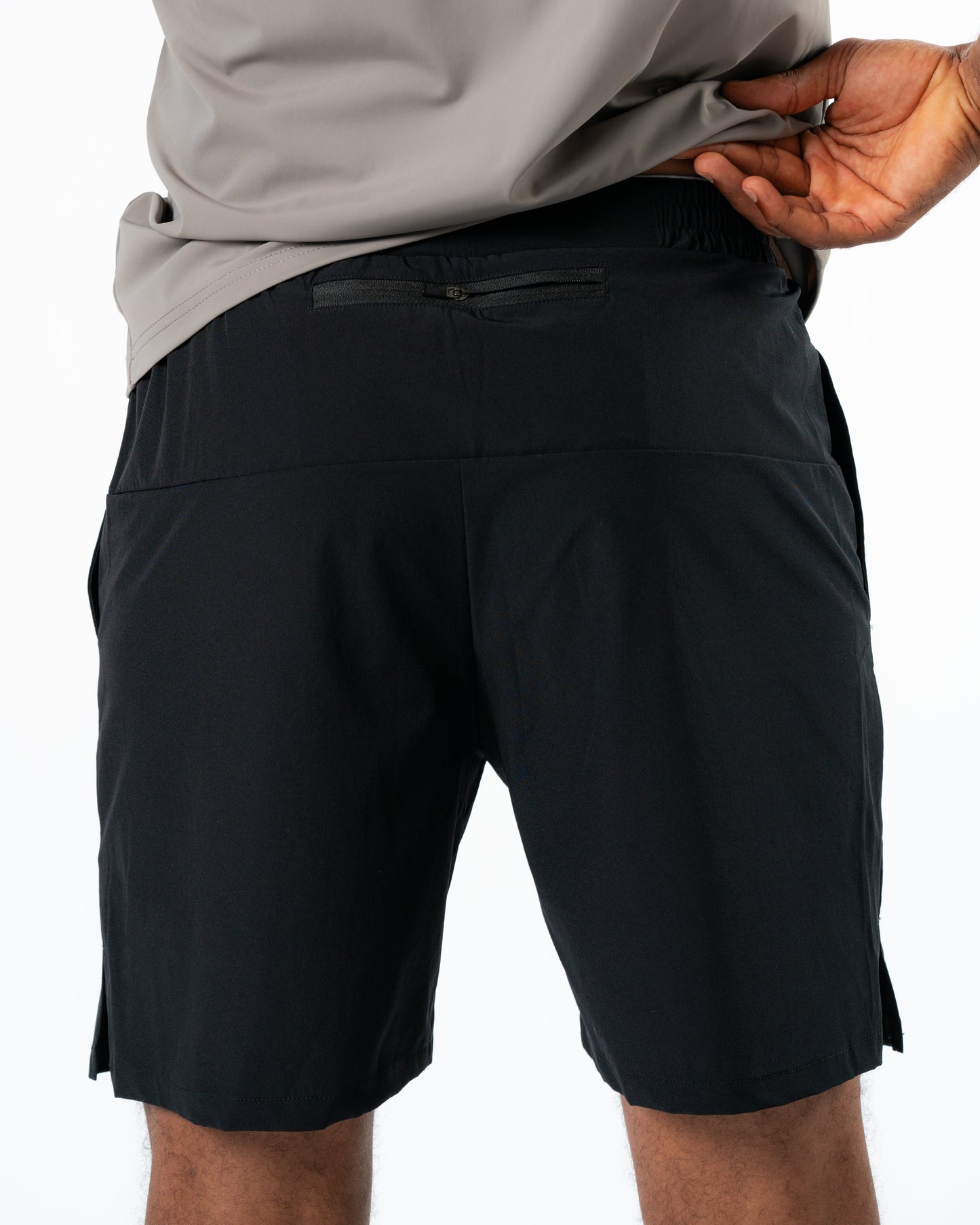 Athleisure Gym shorts with Zip pockets
